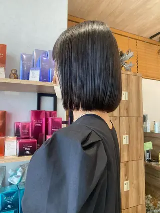 ショート カラー ヘアアレンジ パーマ指名No1 /namiのヘアスタイル