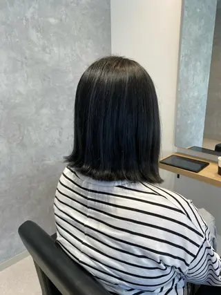 ミディアム カラー Hair Ange伊達店所属・山口 美緒のヘアスタイル