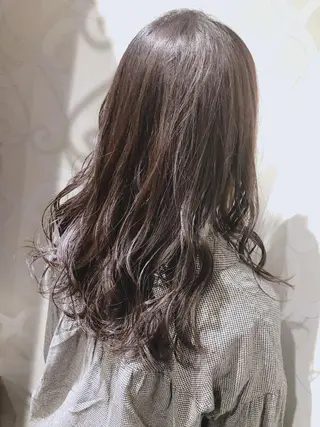 セミロング カラー 韓国ヘア ♡tomimaのヘアスタイル