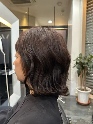 ミディアム 林 叶也のヘアスタイル