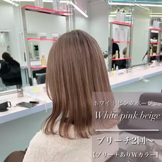セミロング カラー 🎨ブリーチ職人 店長Takaya🎨のヘアスタイル