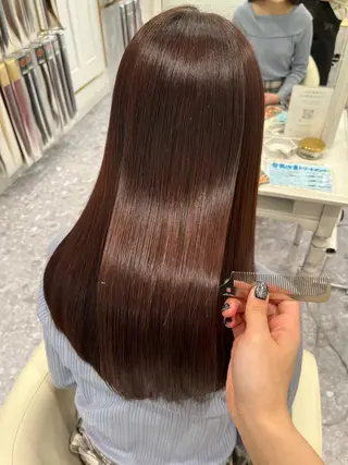 ロング 河西 楓のヘアスタイル