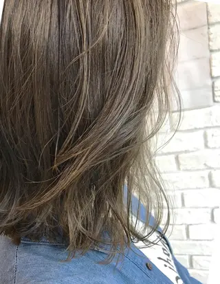 ミディアム カラー 日比 貴大/ minim hairのヘアスタイル