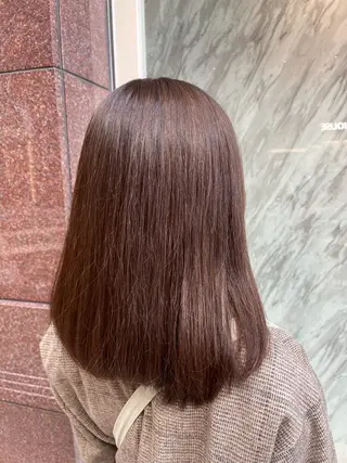 ミディアム カラー トウマ ホノカのヘアスタイル
