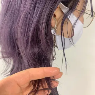 ミディアム カラー ヘアアレンジ ♡韓国風ヘア 🐈♡MIHOのヘアスタイル