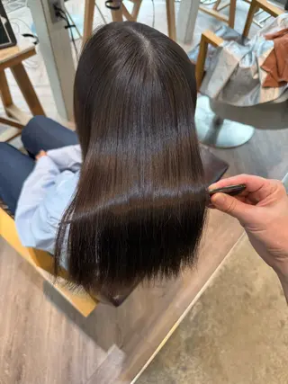 ミディアム 濱田 光希のヘアスタイル