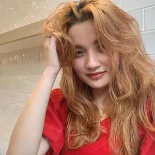 ロング カラー 中村 卓也のヘアスタイル