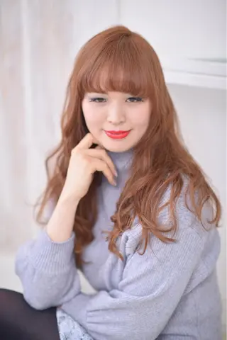 ロング カラー パーマ CesLions大井町店(セリオンオオイマチテン)所属・【セリオン大井町店】 SUZUKIのヘアスタイル