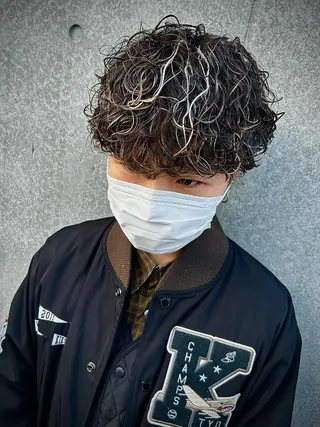 パーマ メンズ beauty resort akahige所属・山田 太陽のヘアスタイル
