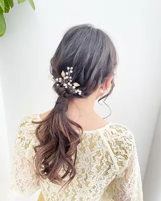 ロング カラー ヘアアレンジ ｺﾄﾐ【メンズ特化】 女子ウケ提案🫶🏻のヘアスタイル