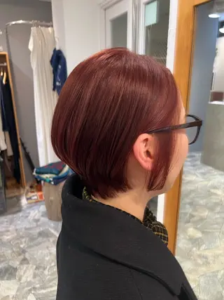 ショート カラー 本田 静莉奈のヘアスタイル
