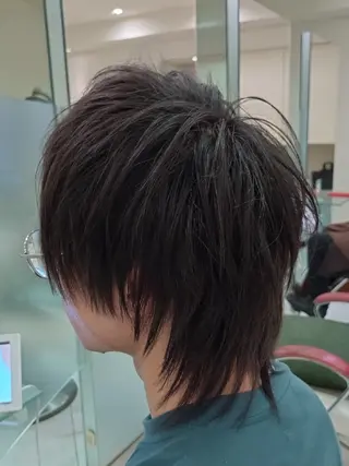 ミディアム ヘアアレンジ メンズ 🐺一ノ瀬 凌 / デザインウルフ🐺のヘアスタイル