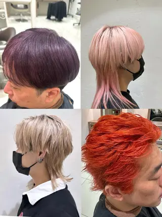 ショート カラー ヘアアレンジ メンズ Ash南町田グランベリーパーク店所属・Ash南町田店 ✂️ ユージのヘアスタイル
