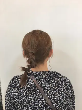 ヘアアレンジ たなか ちあきのヘアスタイル