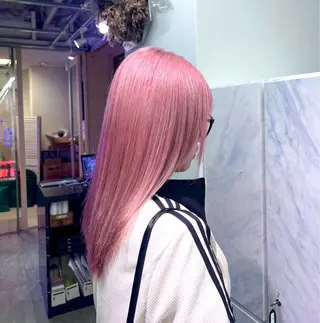 ロング カラー 渋谷/ハイトーン エクステ*☆🌙咲妃のヘアスタイル