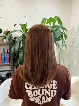 ロング ブリーチ予約率90% 以上✨森山陽向のヘアスタイル