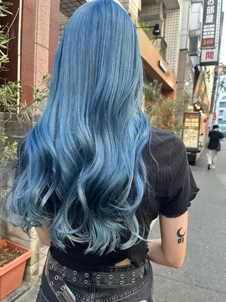 ロング 🍋暖色カラーヘアア レンジniina🍋のヘアスタイル