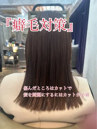 セミロング パーマ 妙見 知洋のヘアスタイル