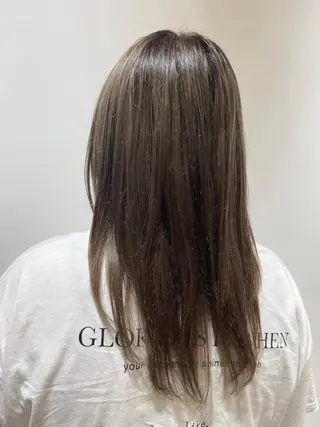 セミロング カラー 🐺ウルフ/レイヤー 似合わせ‎🤍沙羅のヘアスタイル