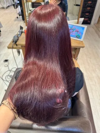 ロング カラー モデル募集中🐈‍⬛ 杉浦悠月のヘアスタイル