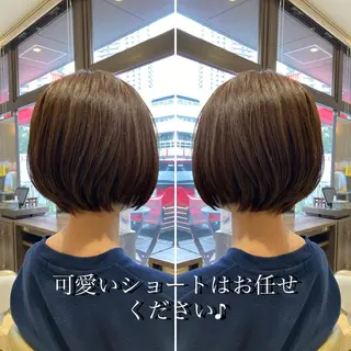 ショート カラー 駒田 拳児のヘアスタイル