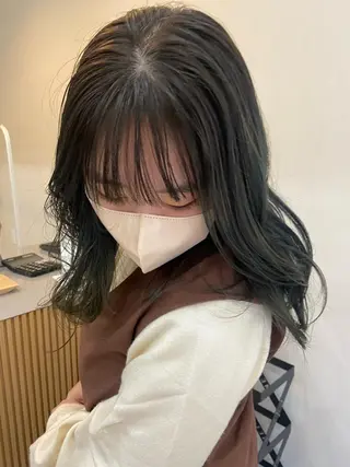 ロング ボブ/透明感カラー 🧸YUI❤️のヘアスタイル