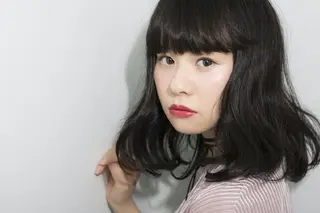 ミディアム カラー feel所属・Ogawa maiのヘアスタイル