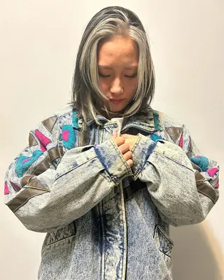 ミディアム レイヤーパーマ🪐 伽羅のヘアスタイル