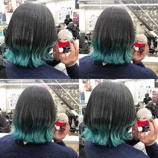 ショート カラー 推しカラー✨ オタク美容師ユウカのヘアスタイル