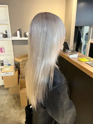 ロング カラー daiki 原宿のヘアスタイル