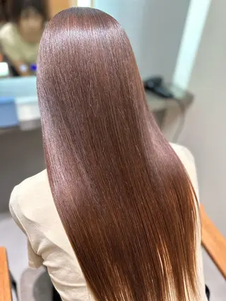 セミロング 髪質改善【縮毛矯正】 No.1りょうかのヘアスタイル