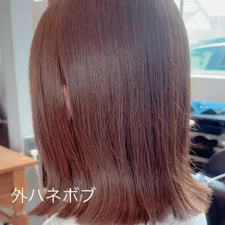 ミディアム ❤️可愛いハイトーン を造る❤️AKIRAのヘアスタイル
