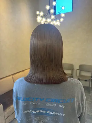 ミディアム 艶カラー🤍新潟/ 小新/マオのヘアスタイル