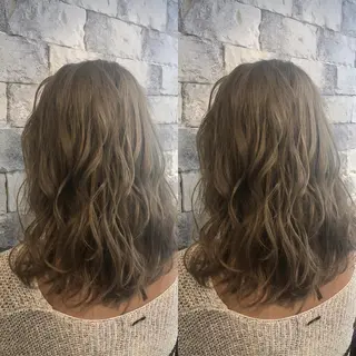 セミロング カラー AUBE HAIRazul吉祥寺所属・綺麗な髪質にしたい方 限定🌈清水 祥のヘアスタイル
