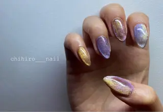 ロング カラー ネイル beauty salon ma'am所属・chihiro 小路ネイルのネイルデザイン