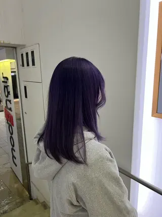 セミロング モッズ・ヘア 金沢店所属・柴田 綺音のヘアスタイル
