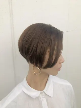 ショート カラー ノグチ ユウキ/ボブのヘアスタイル