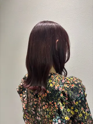 ロング カラー クマ🐻天神 カットモデル募集のヘアスタイル