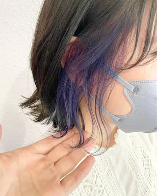 ミディアム merci JUNKIのヘアスタイル