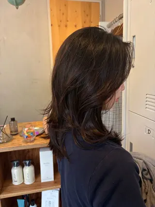 ミディアム 似合わせ特化/レイヤ ーカット/mikuのヘアスタイル