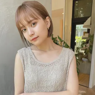 ショート カラー 🫧透明感ヘア🫧 🧸竹花　彩希🧸のヘアスタイル
