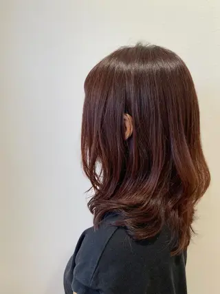 セミロング パーマ 30代からの大人 ショートのヘアスタイル