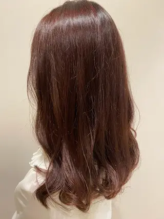 セミロング カラー 🌹艶髪カラー🌹 津田晴加【西荻窪】のヘアスタイル