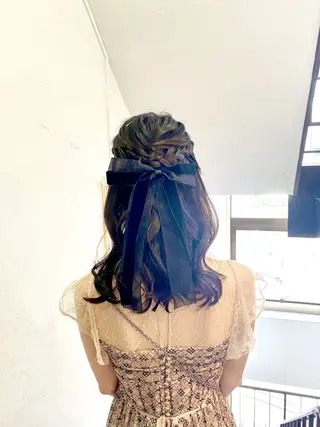 ヘアアレンジ iLuce所属・hair make もりした ゆうのヘアスタイル