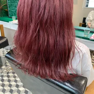 セミロング カラー "小顔カット" Fuko.のヘアスタイル