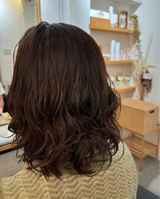 ミディアム パーマ 溝口 優希のマツエク・マツパデザイン