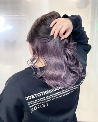 セミロング カラー メンズ MONIQA【モニカ】所属・名古屋ハイトーン/ 🐶ブリーチ専門店のヘアスタイル