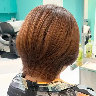 ショート カラー Natsuki🤍 透明感×艶カラー🫧のヘアスタイル