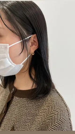 ミディアム 🪴酒井 可南子🪴のヘアスタイル