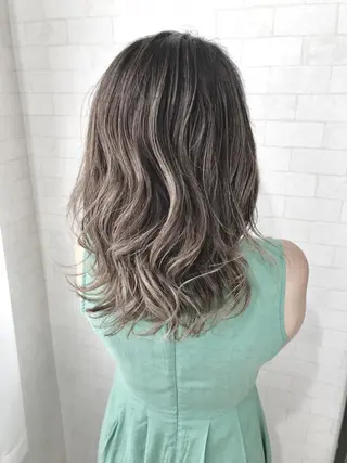 セミロング 神野 雅樹のヘアスタイル